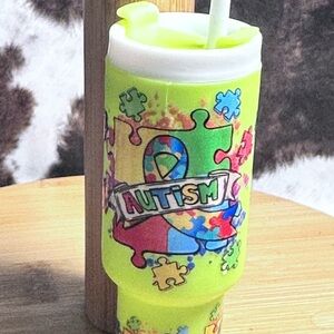 Colorful Puzzle Piece Tumbler